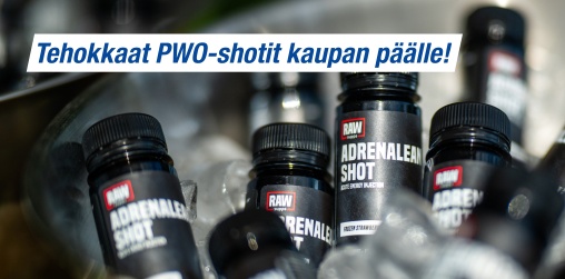 Tehokkaat PWO-shotit kaupan p��lle!